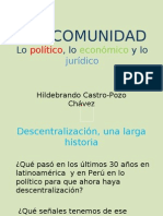 MANCOMUNIDAD - Politico Economico y Juridico - HCPCH