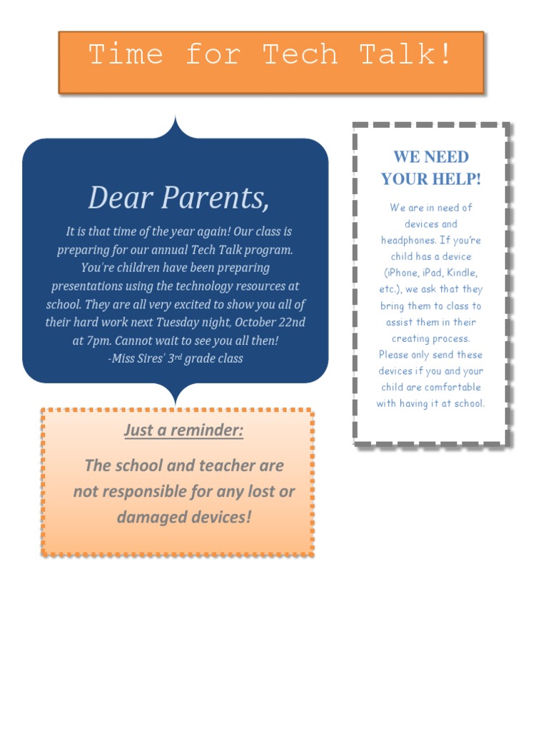 Parent Letter | PDF