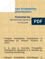 Poisson Probability Distribution 97 2003