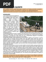 Informativo Técnico - Trabalhos à quente