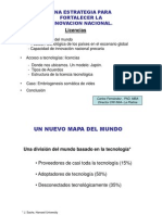 Estrategia innovación INIA licenciamientos