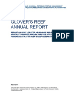 Report on spiny lobster abundance and fishing mortality and preliminary analysis of existing fisheries data at Glover’s reef research station