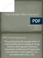 does gender affect literacy