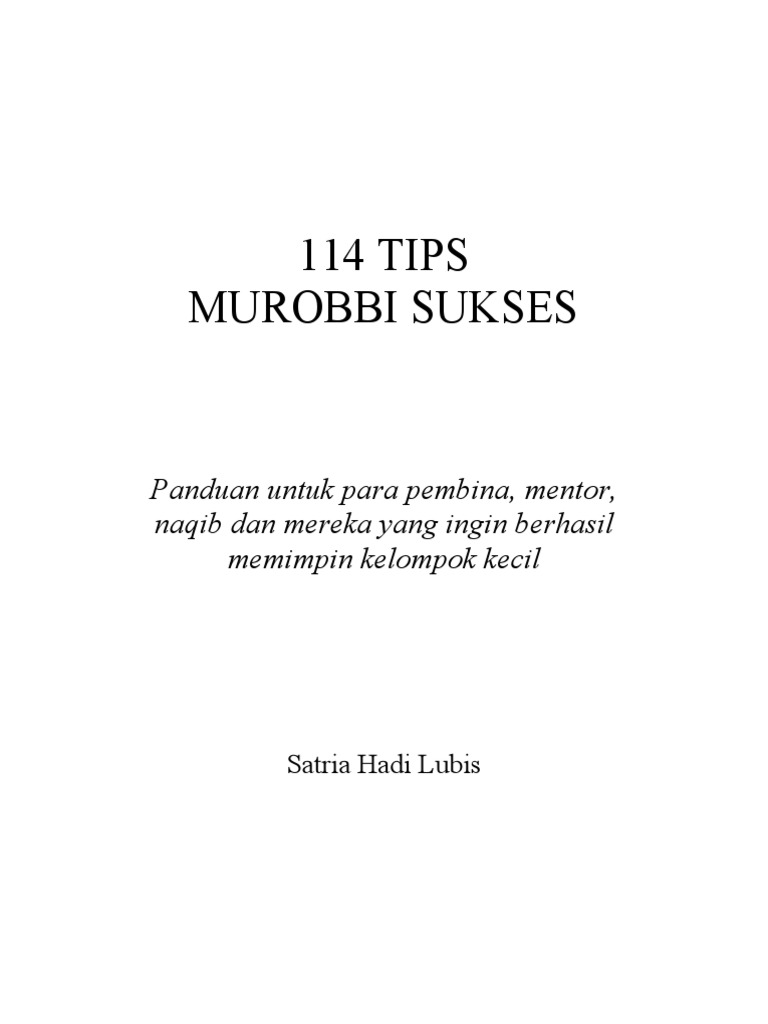 Menjadimurobbisukses Satriahadilubis Menjadimurobbisukses Satriahadilubis