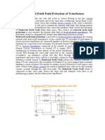 Restricted Earth Fault Protection of Transformer