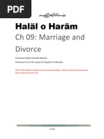 Halal o Haram: Marriage and Divorce