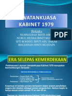 Laporan Jawatankuasa Kabinet 1979