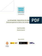 La Situación Educativa en Argentina en Base A Los Censos 2001-2010 PDF