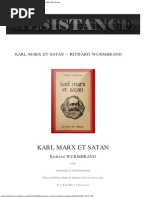 Wurmbrand Richard - Karl Marx Et Satan