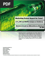 Download 4Ps STP and PESTEL analysis of Carlsberg India by Abhishek Kumar SN19058698 doc pdf