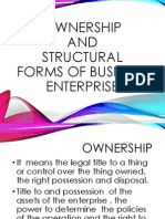 Types of Business Sole Proprietorship Parntership Corporation Types of Partnership