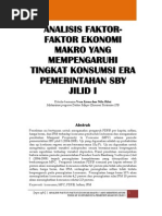 Download Analisis Faktor Faktor Ekonomi Makro Yang Mempengaruhi Tingkat Konsumsi Era Pemerintahan Sby Jilid i by Julian Mantong SN190594165 doc pdf