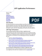 Improving ASP Application Performance