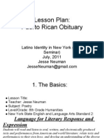 JN+Lesson Plan Puerto Rican Obituary