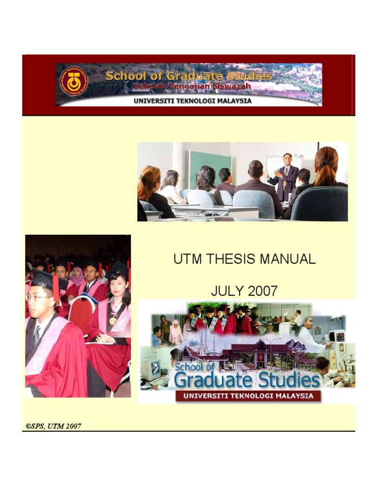 Thesis Manual | PDF