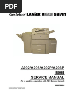 A292/A293/A292P/A293P B098 Service Manual