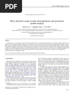 Skew Detection Using Wavelet Decomposition and Projection Profile Analysis