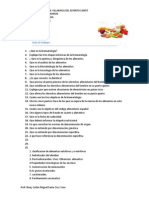 Cuestionario de Clase 1 Bromatologia 2012
