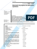 NBR 13532 - Elaboração de Projetos de Edificações - Arquitetura