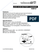 Battery Charger Manual K8012