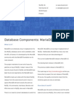 Database Components - MariaDB