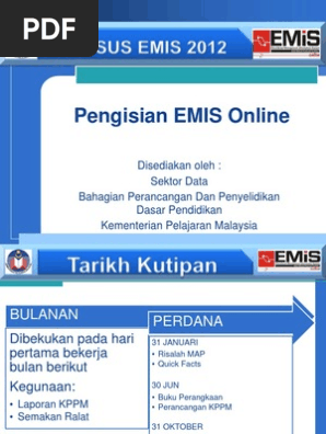 Emis Data Online Kpm Malayqerstag