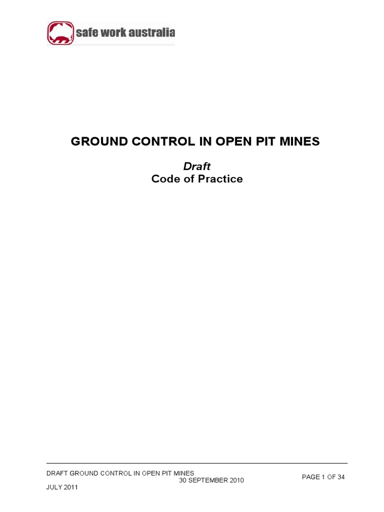 Ground Control Practices in Open Pits | PDF | Geotechnical Engineering ...