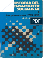 Cole Douglas Howard - Historia Del Pensamiento Socialista 1