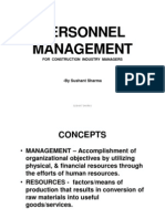 Personnel Management