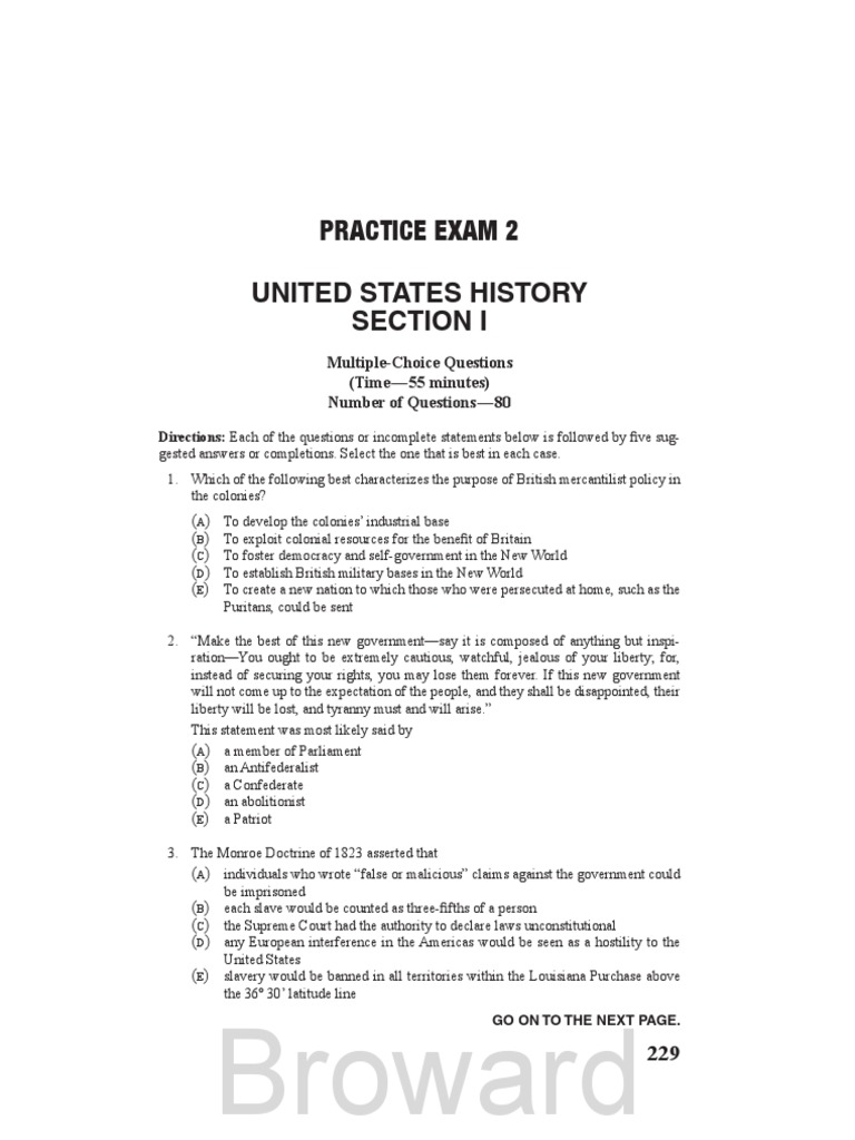 AP Us History Practice Test Slavery In The United States Freedman