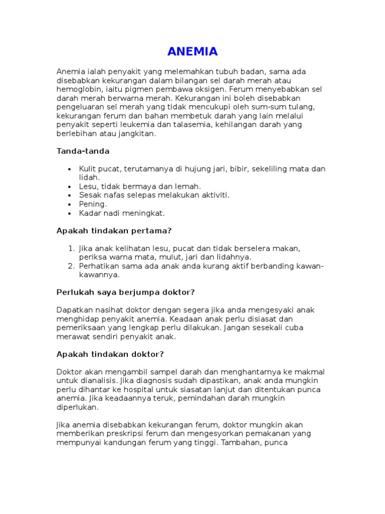 Anemia 1 Pdf