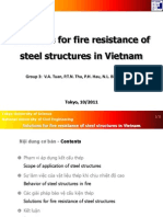 Solutions For Fire Resistance of Steel Structures in Vietnam