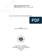 Formulasi Tablet Kunyah Serbuk Jahe Kunyah PDF