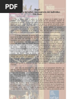 Félix Duque. Hegel. alabanza del saber, menosprecio del individuro