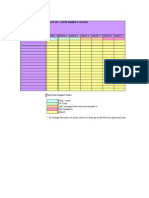 Colour Coded Homework Monitoring