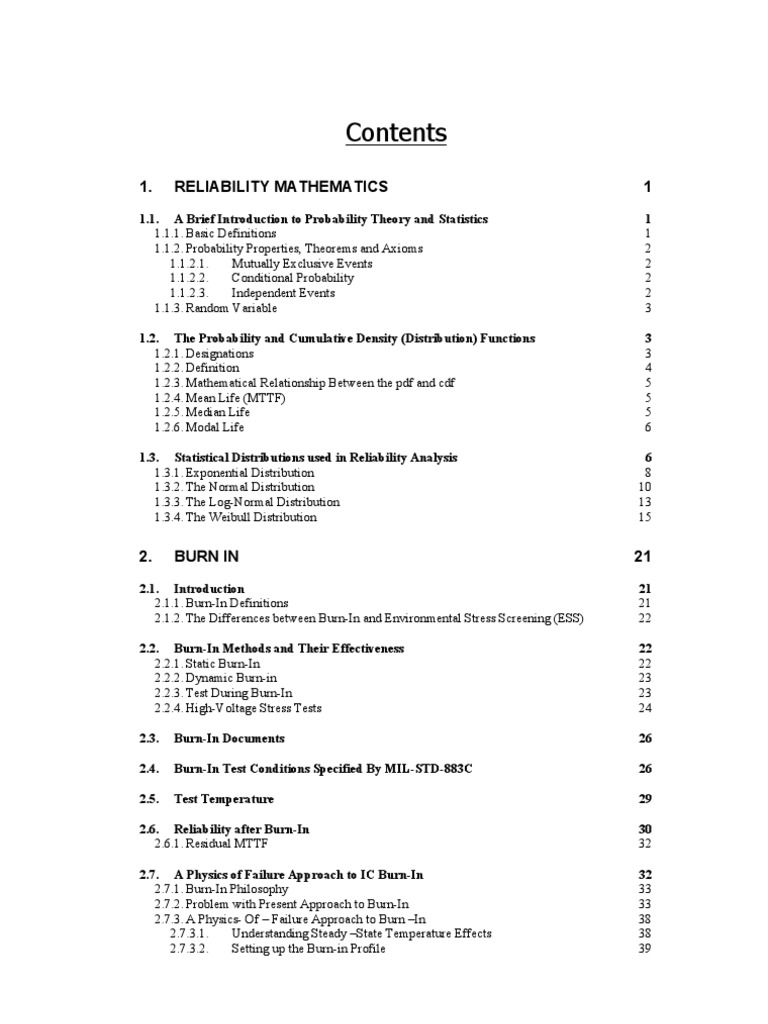 Reliability For Begineers | PDF | Probability Theory | Reliability ...