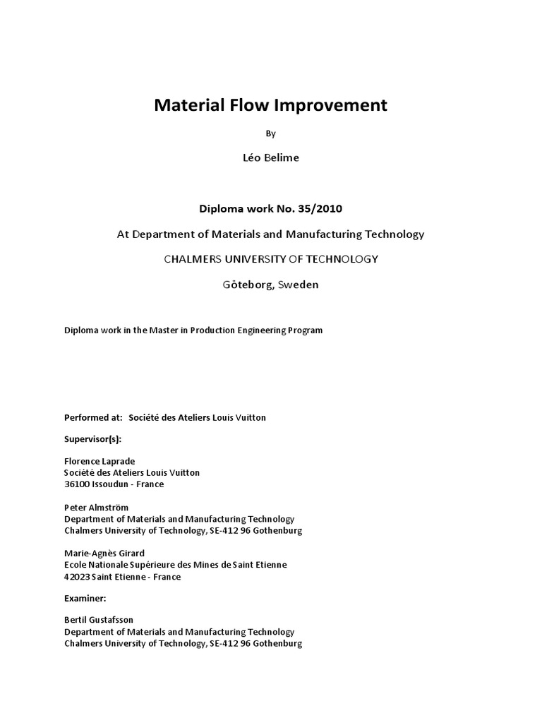 LVHM, PDF, Supply Chain Management
