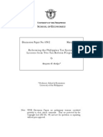 Reforming The Philippine Tax System