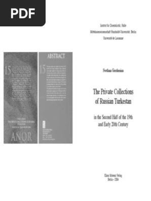 1 1 Collections Anor Op2 Pdf Central Asia Russia