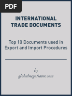 EXPORT AND IMPORT DOCUMENTS