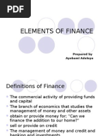 Download Elements of Finance 2 by asticks SN19068362 doc pdf