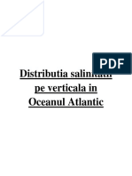 Distributia Pe Verticala A Salinitatii