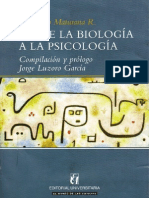 MATURANA, Humberto (1985) Desde La Biologia a La Psicologia
