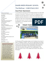 December Newsletter 2013