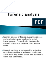 Forensic Analysis