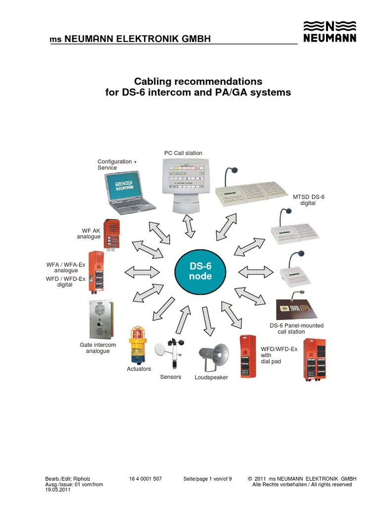 Neumann | PDF | Cable | Electrical Wiring