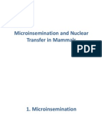 Microinsemination and Nuclear Transfer 2