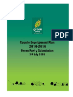 DLI County Development Plan Green Party Submission FINAL 2009