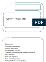 Sales Plan