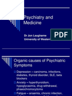 Psychiatry and Organic Causes